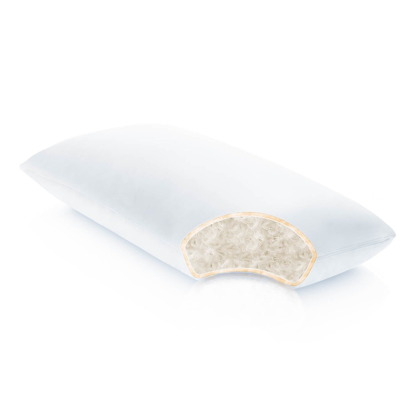 Z Cotton Encased Feather + Down Blend Pillow - Jura Sleep
