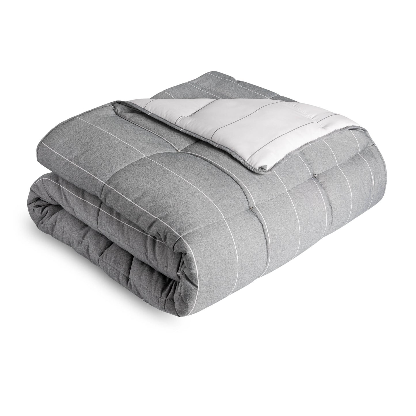 Woven Down Alternative Chambray Comforter Set